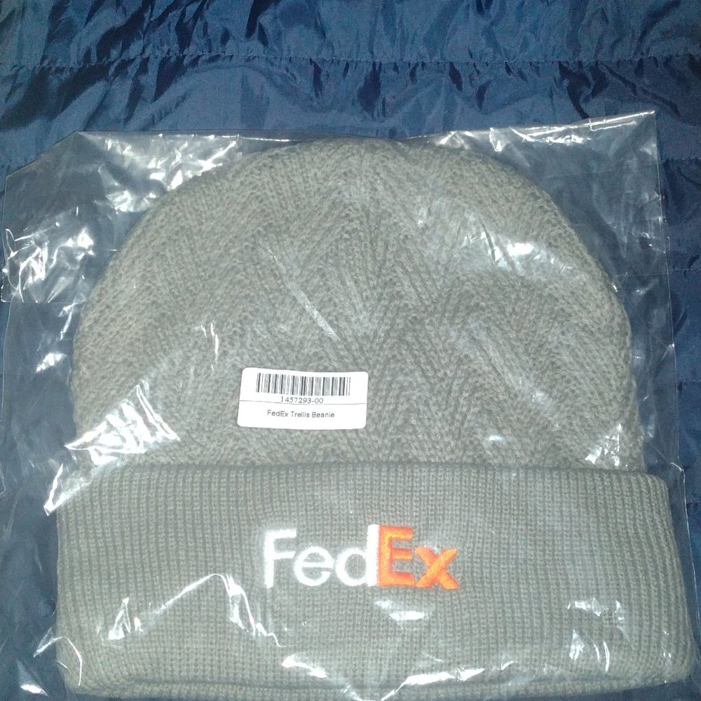 Brand New FedEx Trellis Beanie